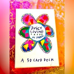 JUICY LIVING 50-Card Deck by SARK